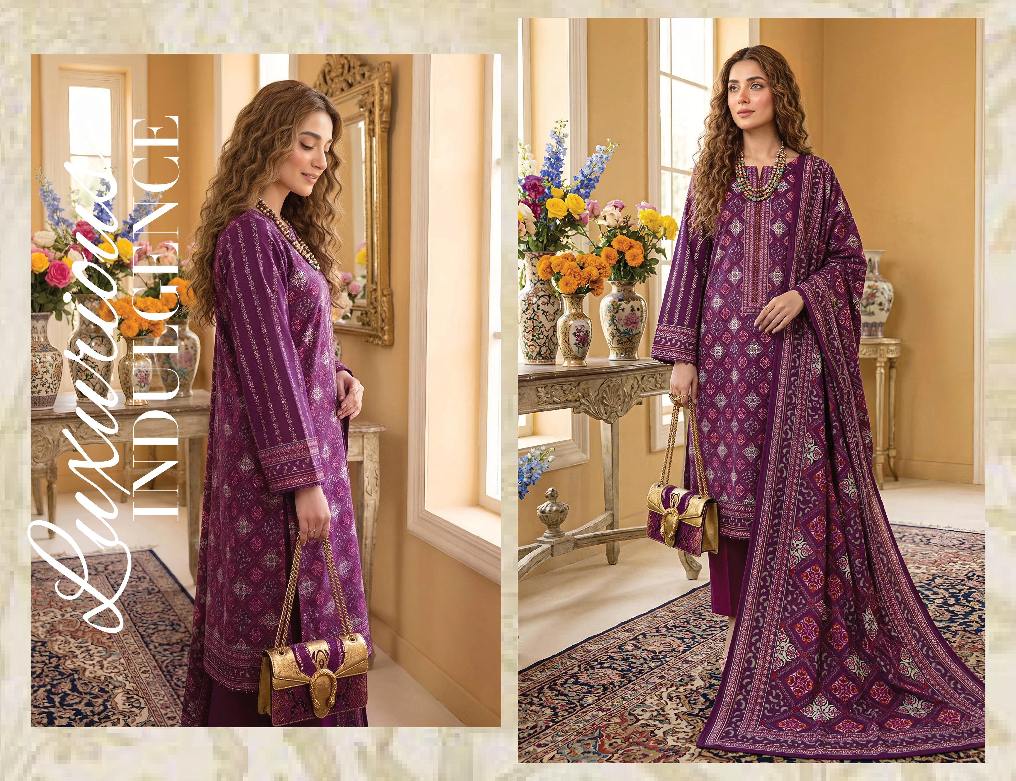 3 Piece Lawn Sassi Collection Vol:2791
