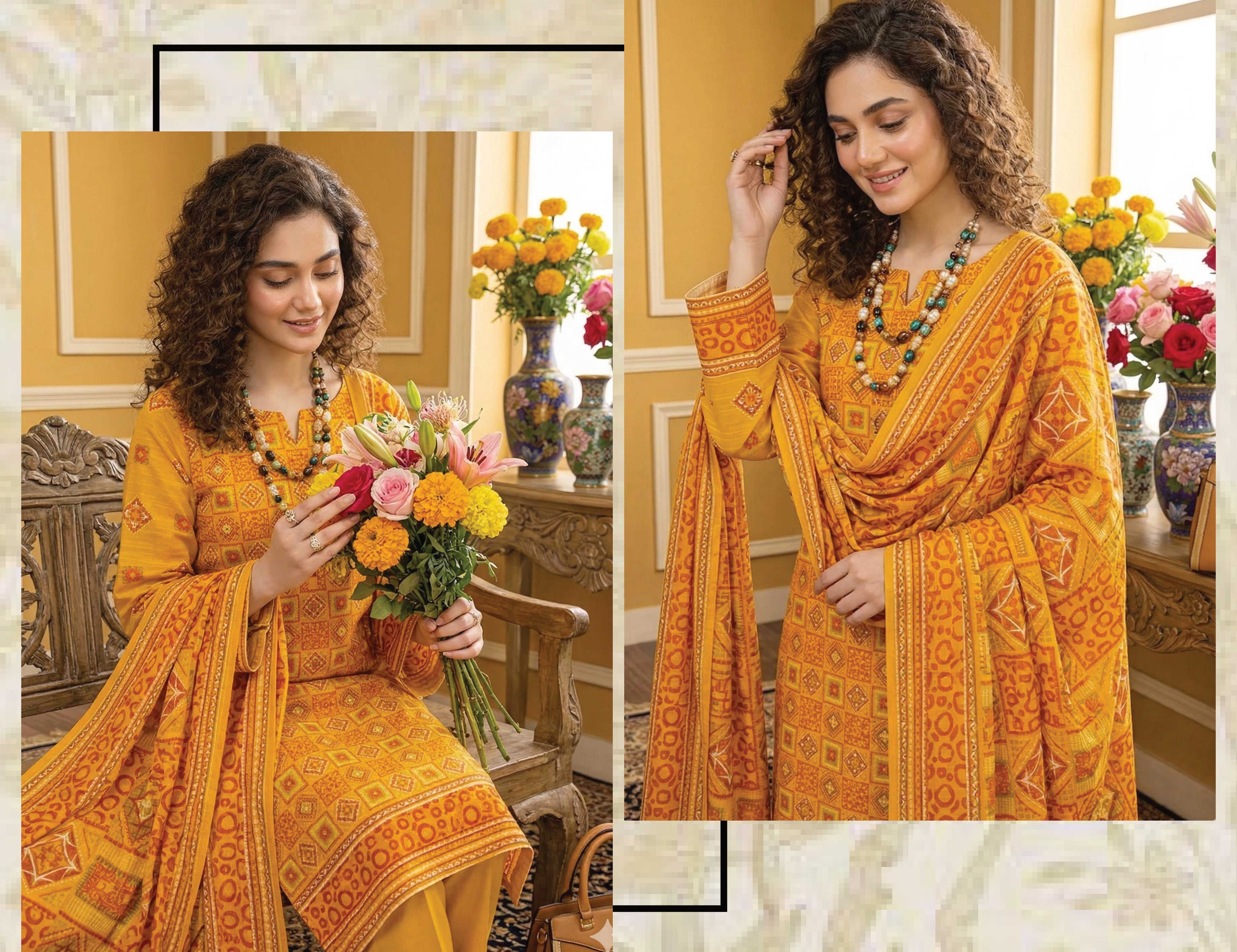 3 Piece Lawn Sassi Collection Vol:2791
