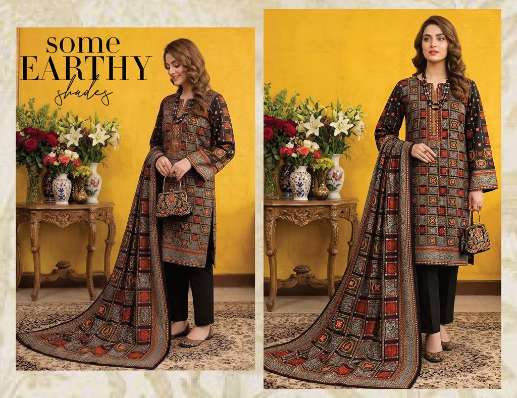 3 Piece Lawn Sassi Collection Vol:2791