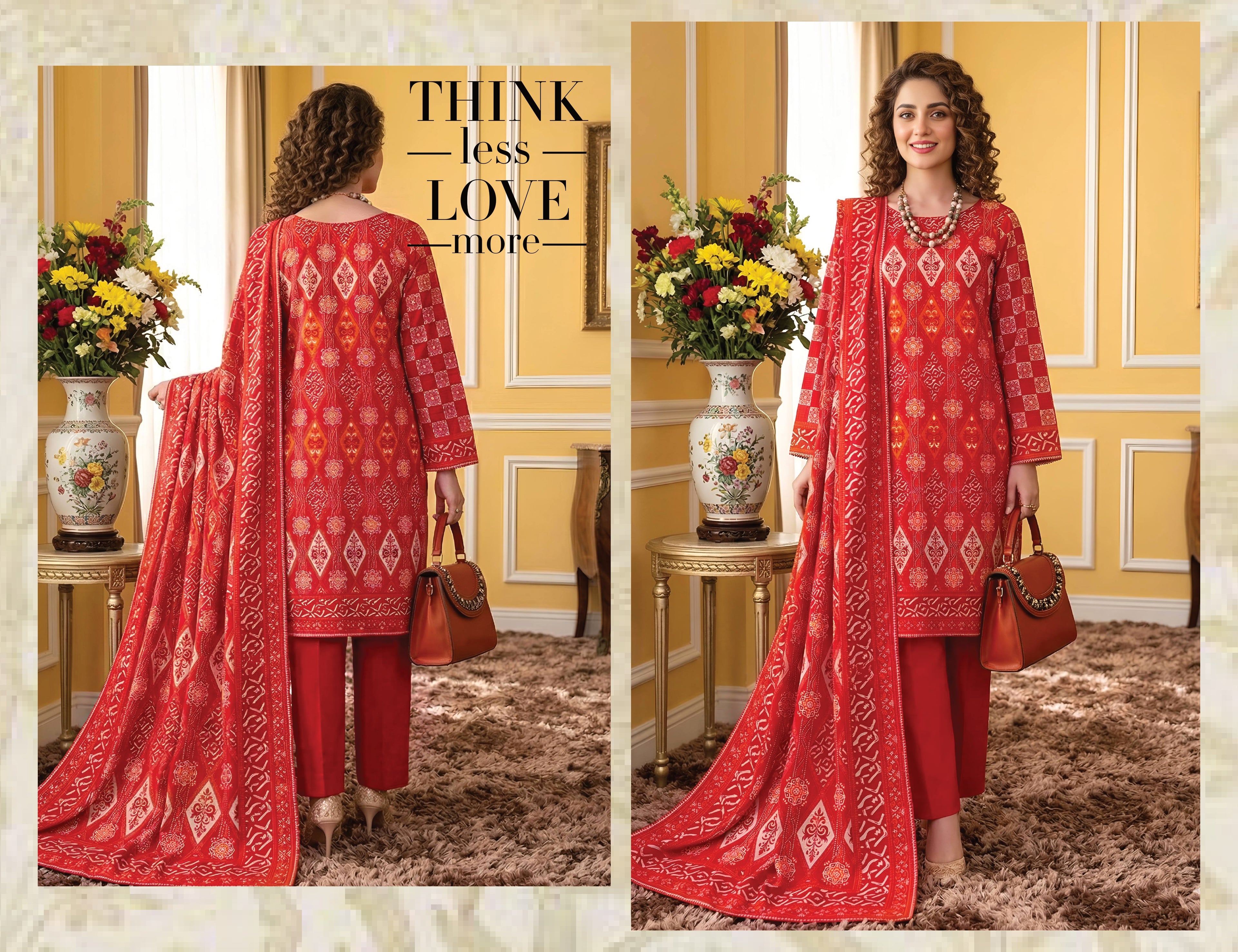 3 Piece Lawn Sassi Collection Vol:2791