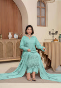 Embroidered 3 Piece Lawn Bin Iqbal Vol:521