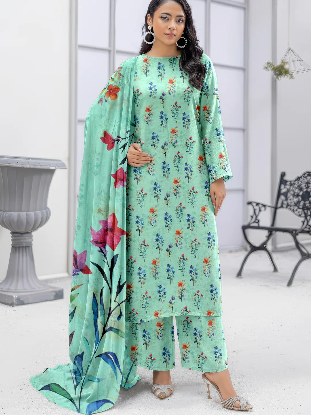 Lawn 3 Piece Vol-2754