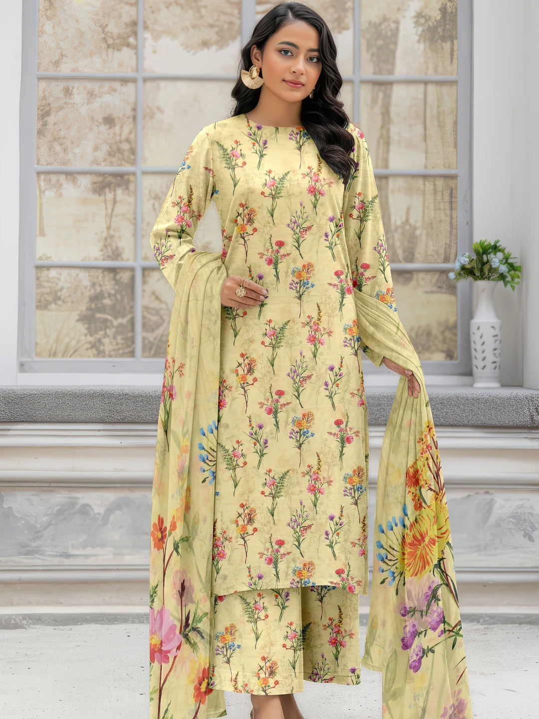 Lawn 3 Piece Vol-2754