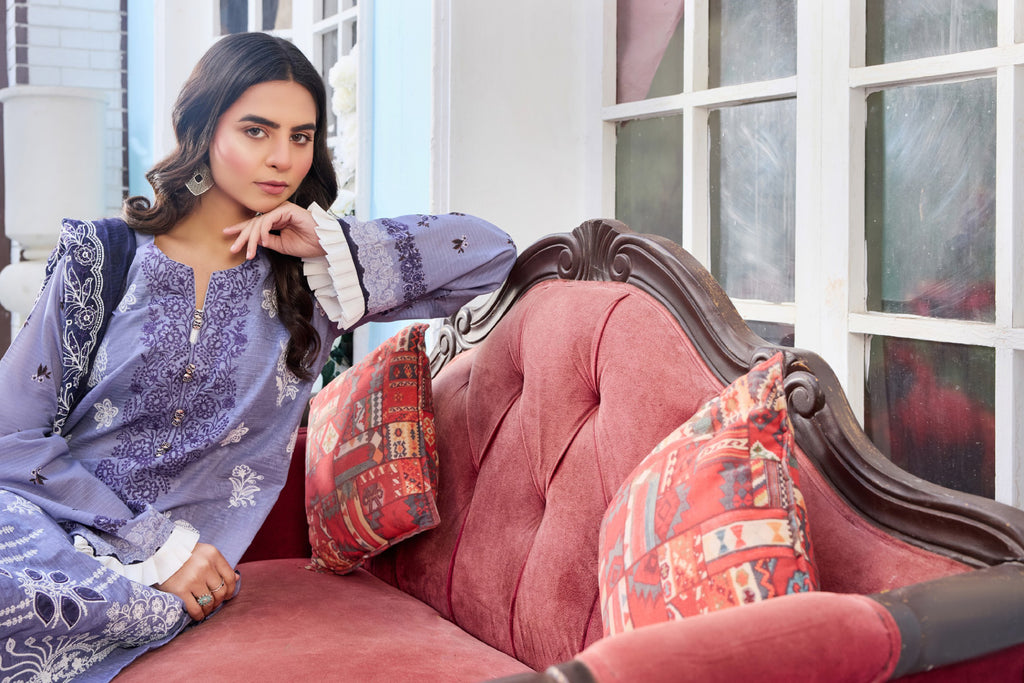 Embroidered 3 Piece Lawn by Palwasha Arwa Vol:17