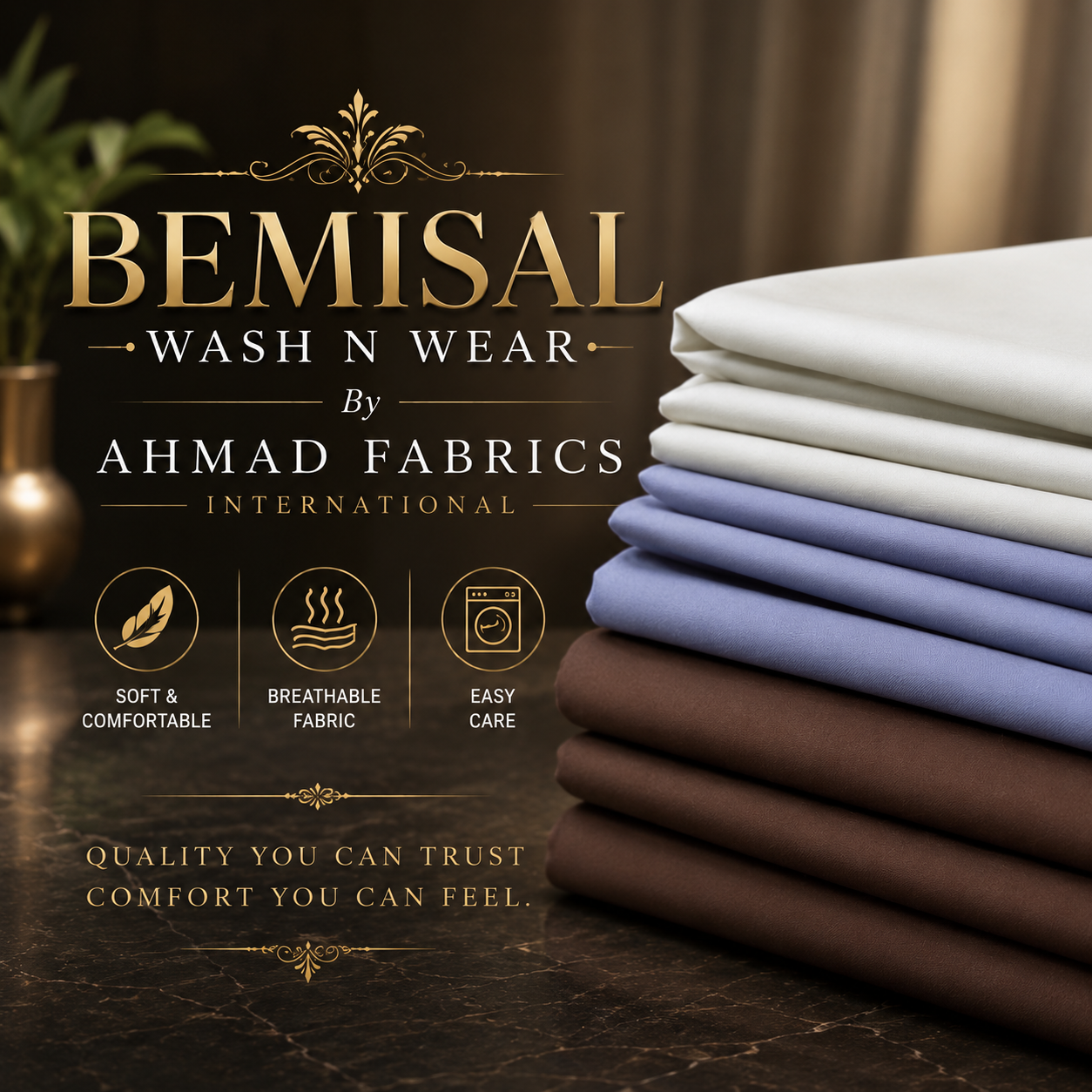 Bemisal Wash N Wear By Ahmad Fabrics International