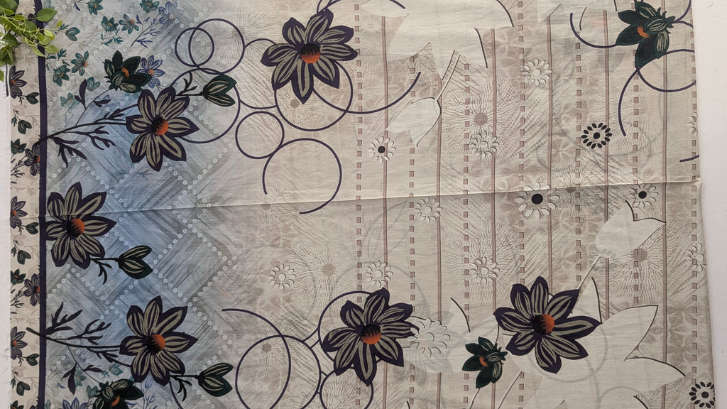 3 Piece Printed Lawn