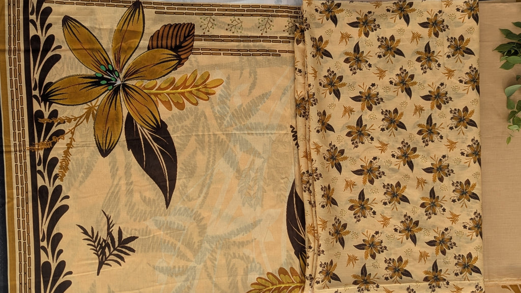 3 Piece Printed Lawn