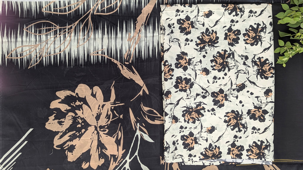 3 Piece Printed Lawn