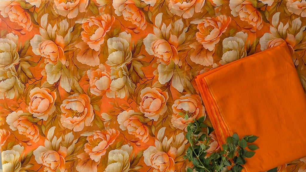 3 Piece Printed Lawn