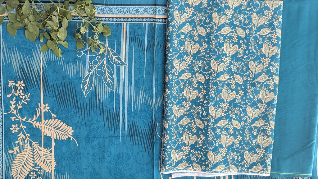 3 Piece Printed Lawn