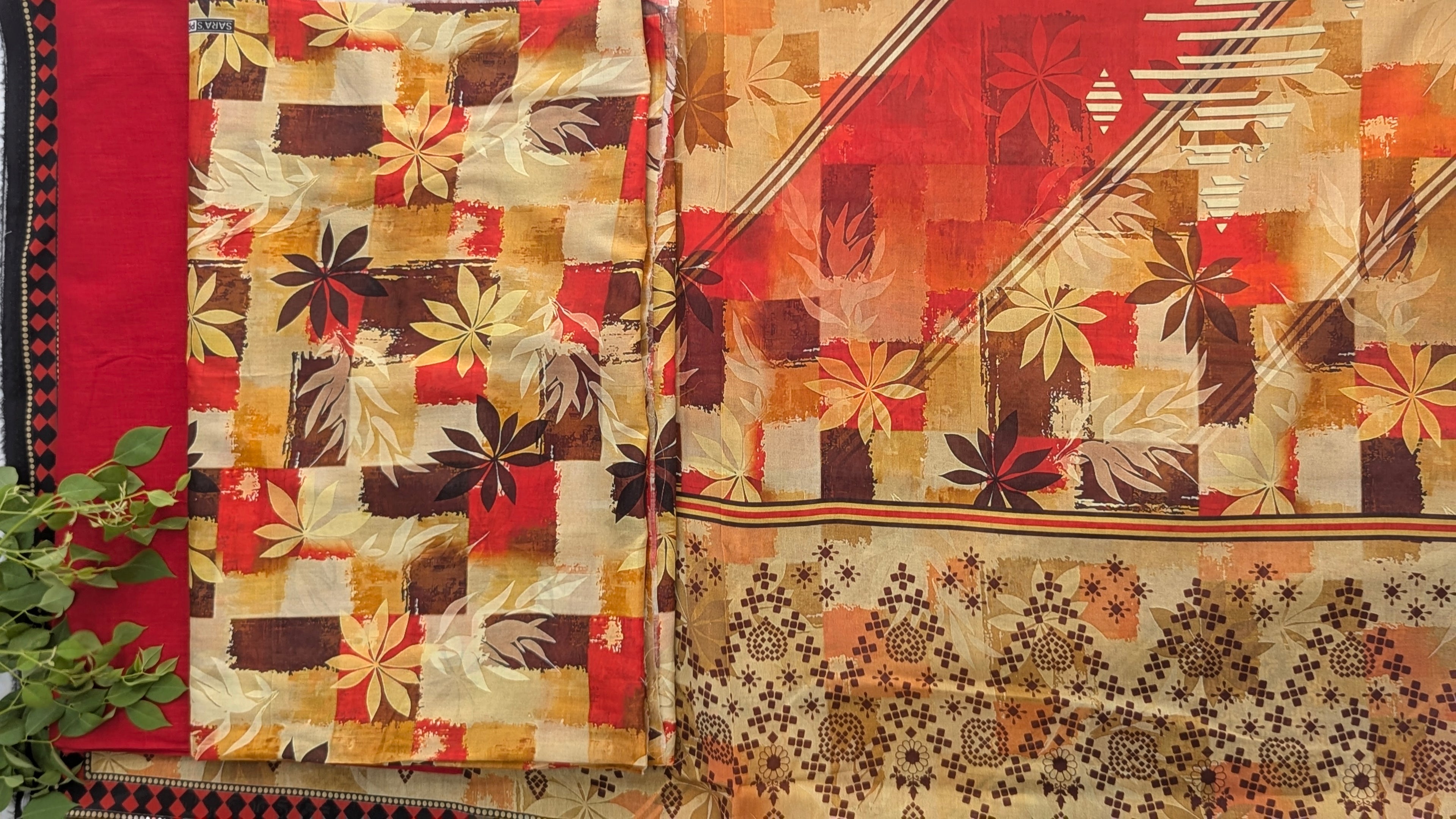 3 Piece Printed Lawn