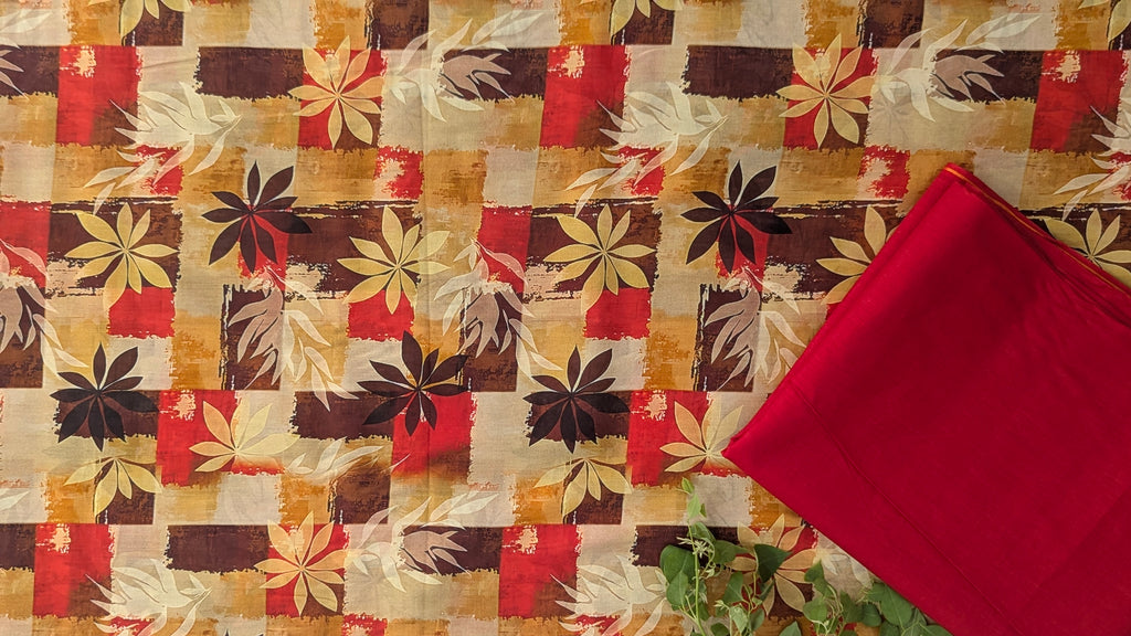 3 Piece Printed Lawn