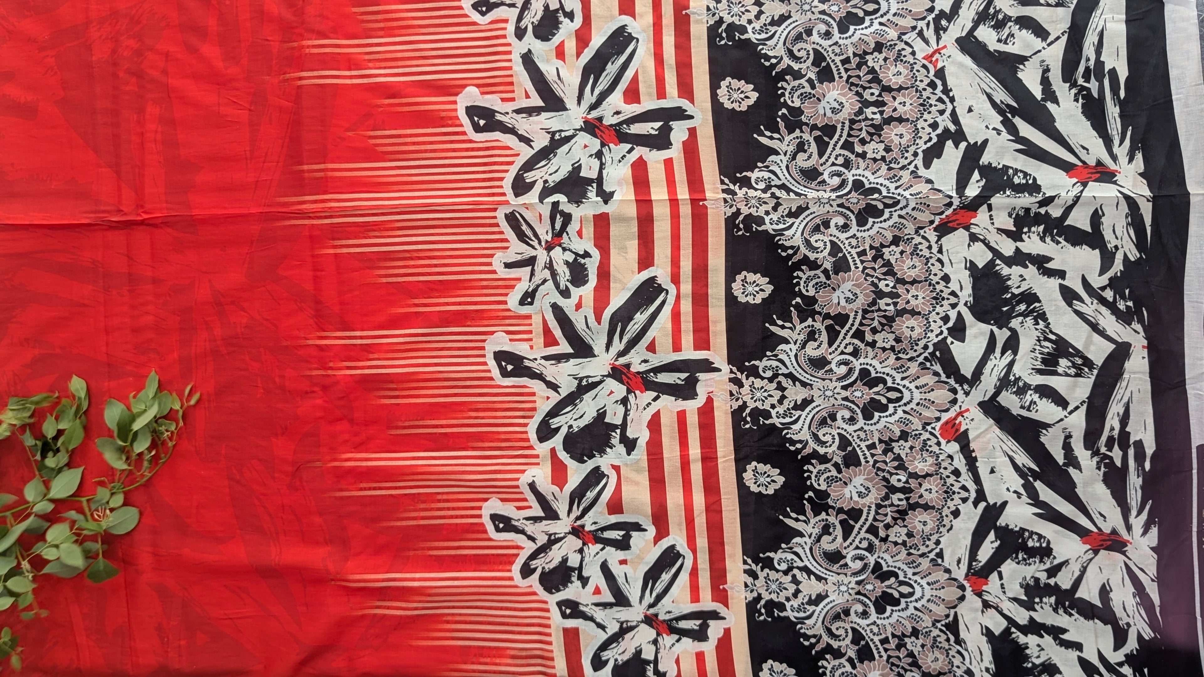 3 Piece Printed Lawn