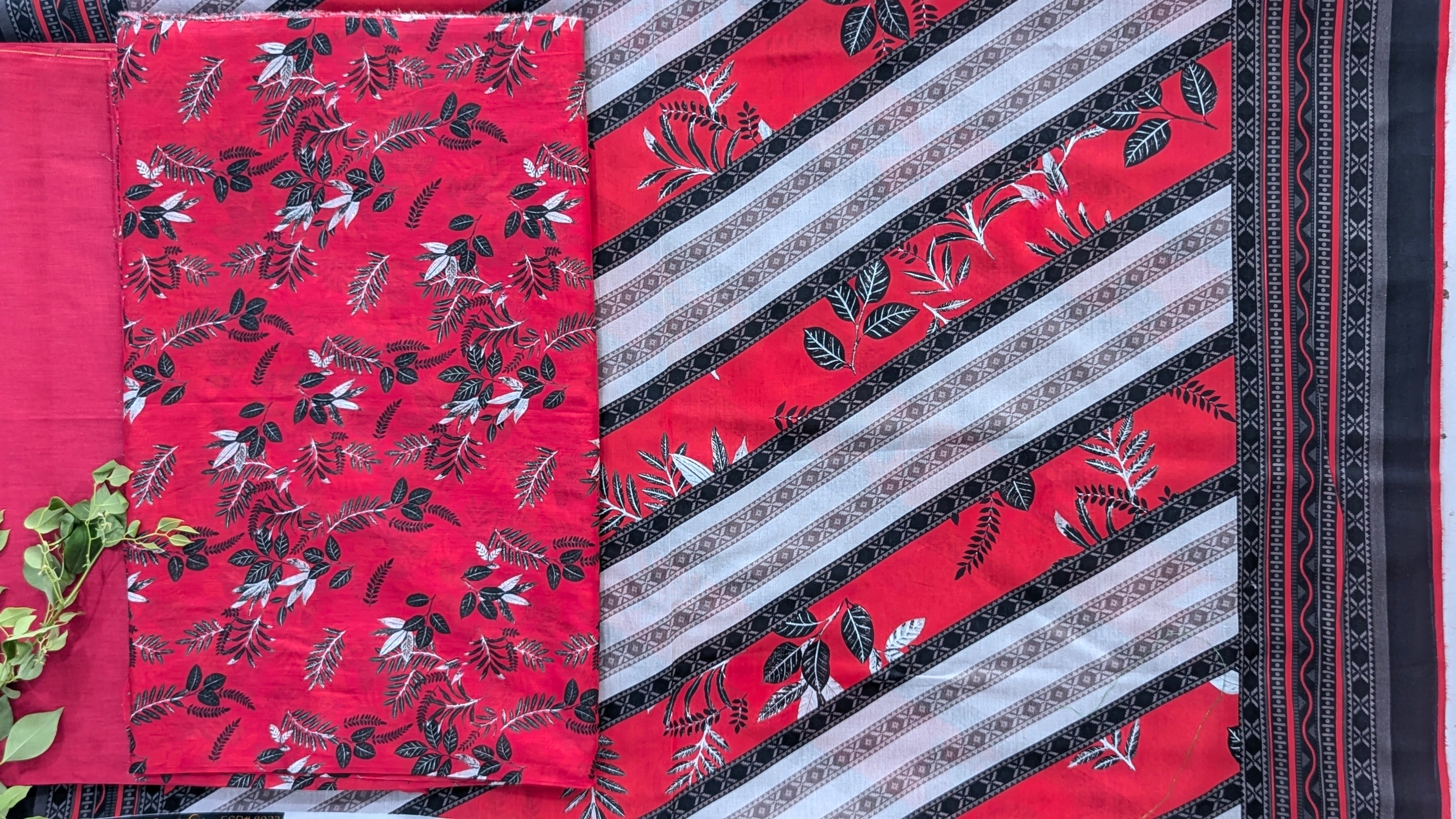 3 Piece Printed Lawn
