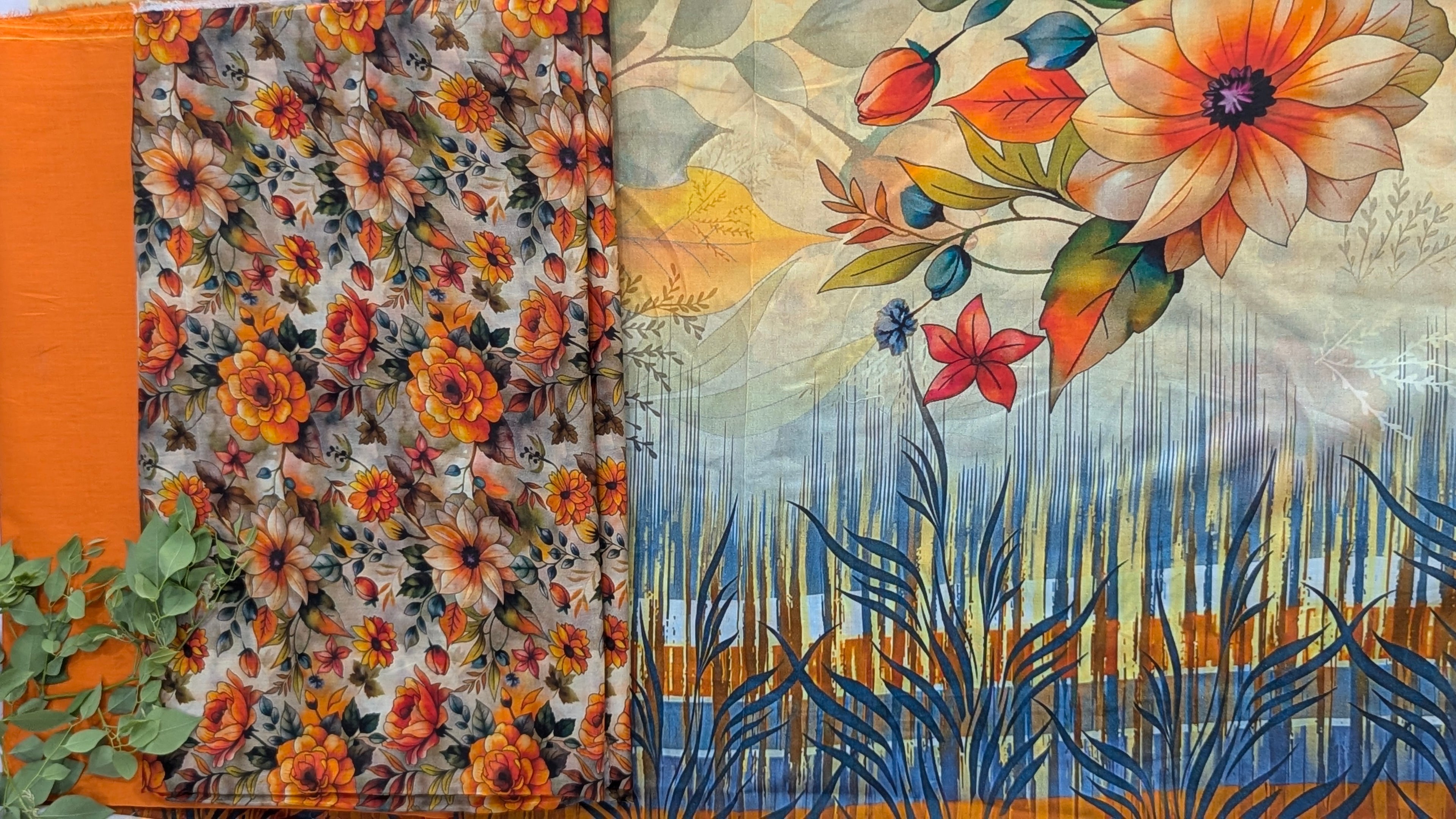 3 Piece Printed Lawn
