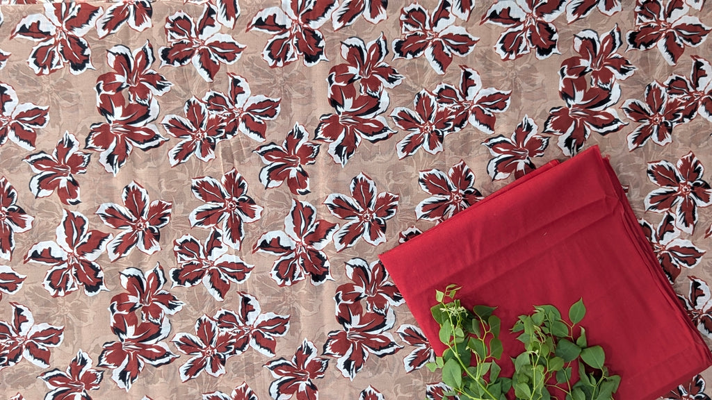 3 Piece Printed Lawn