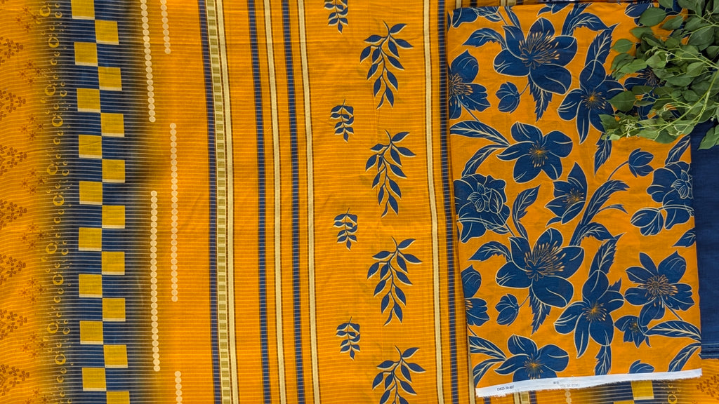 3 Piece Printed Lawn