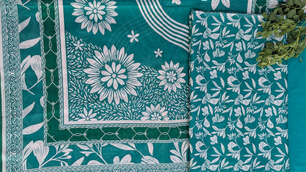 3 Piece Printed Lawn