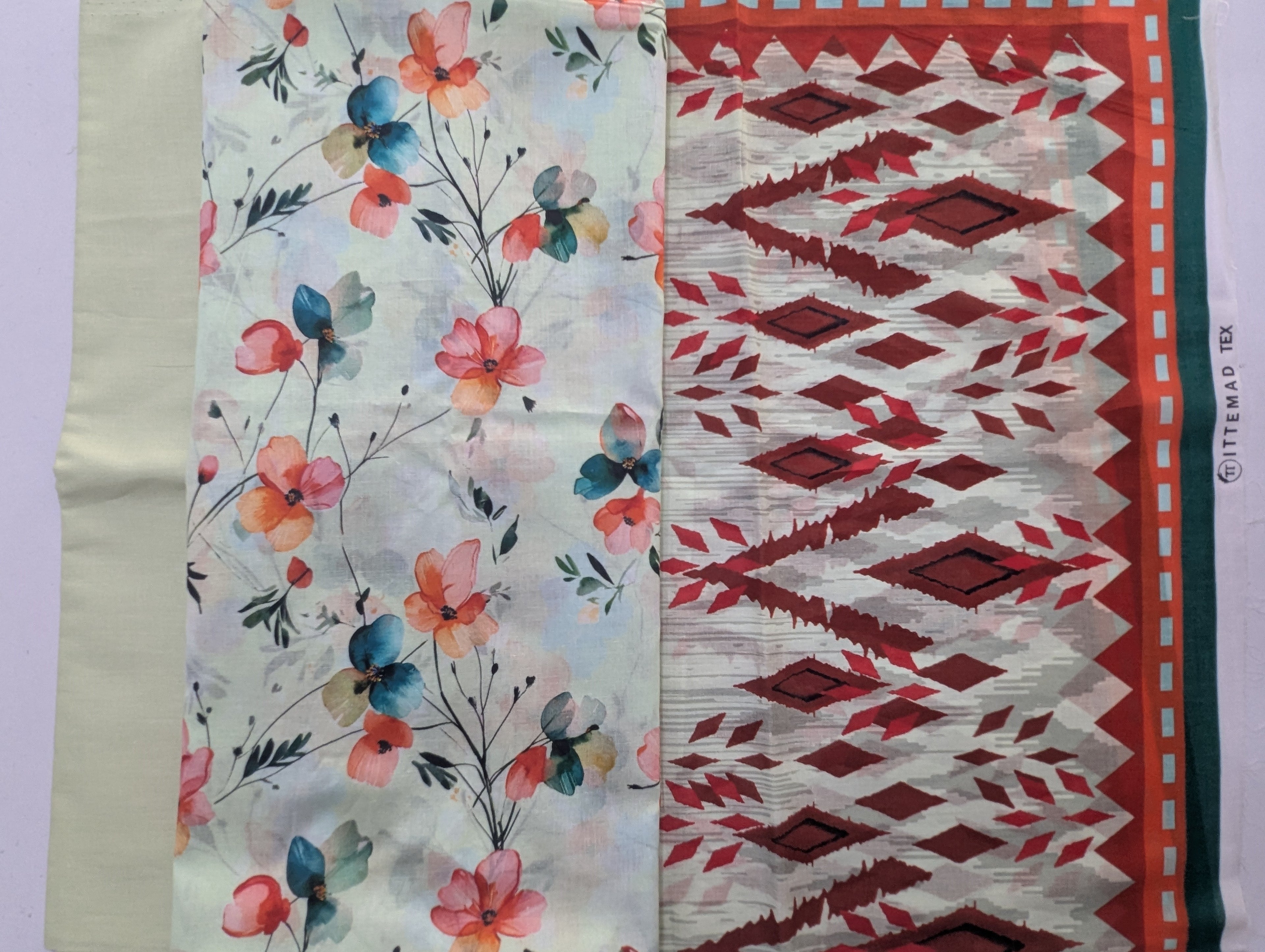3 Piece Printed Lawn