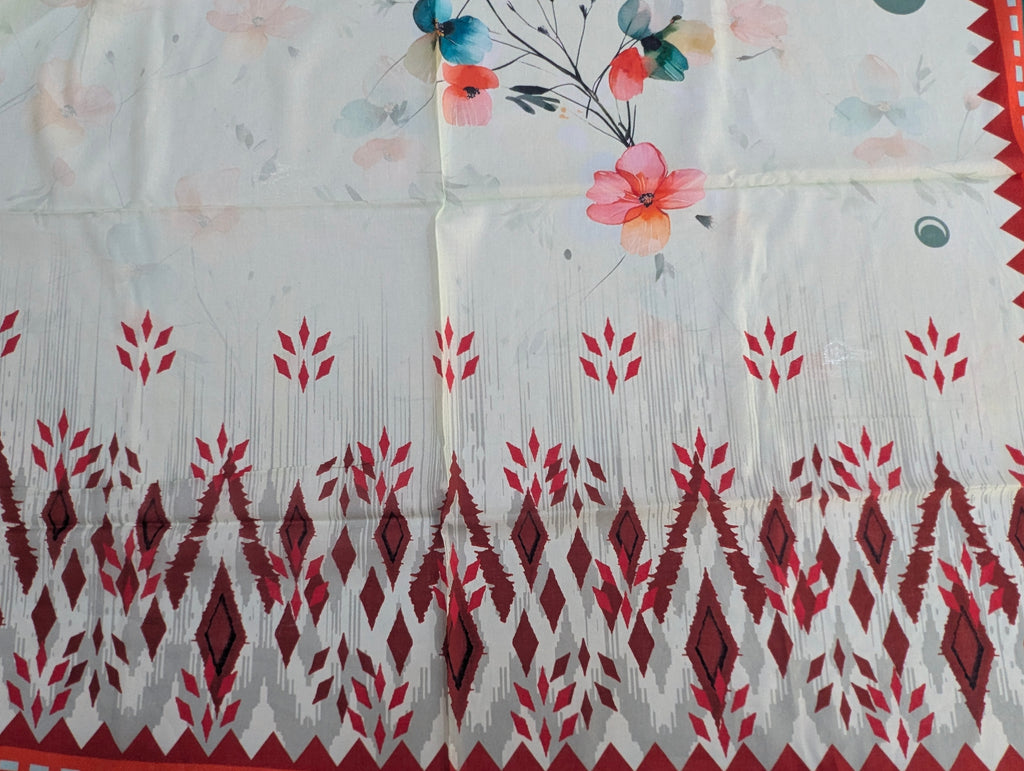 3 Piece Printed Lawn
