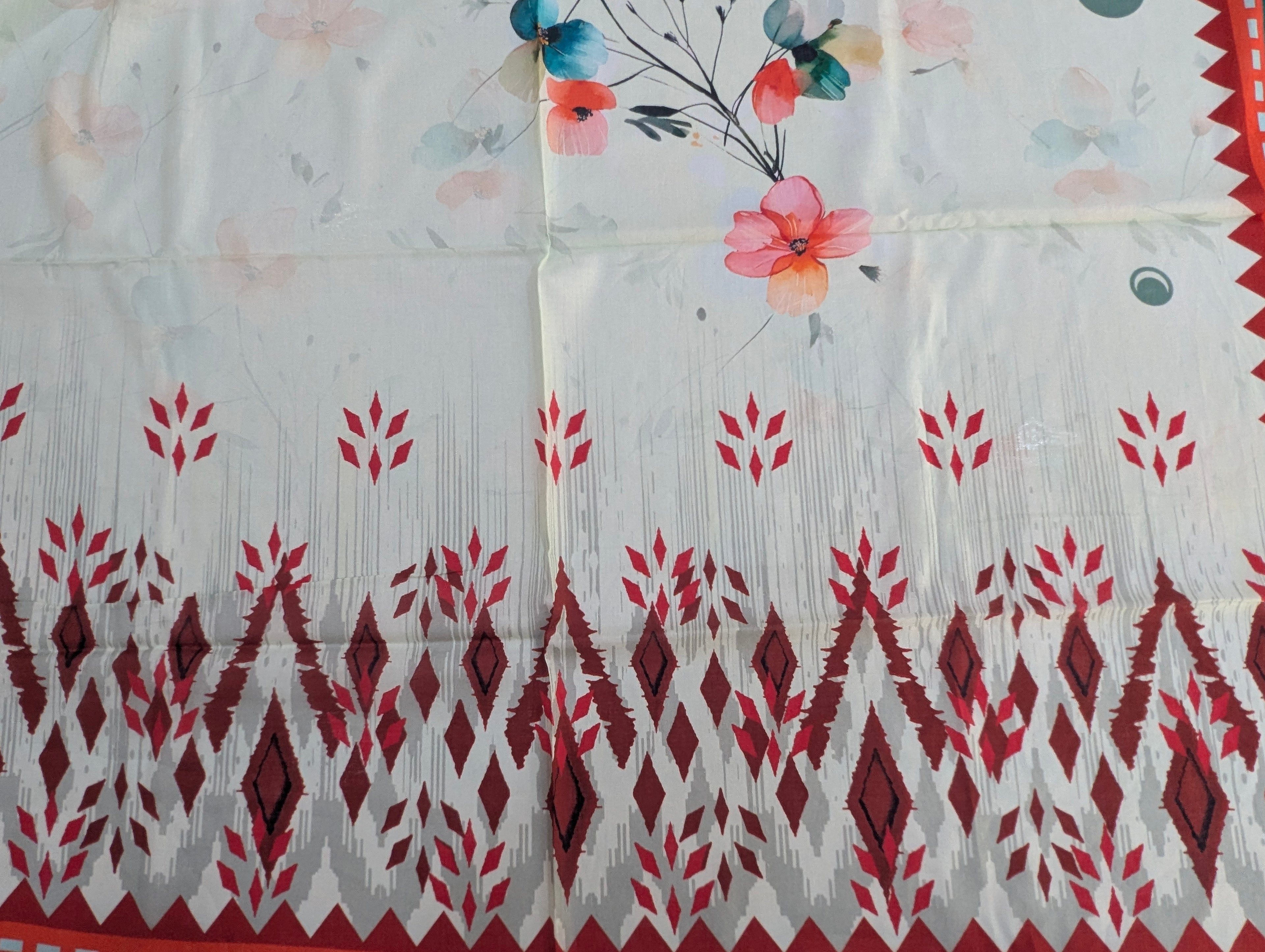 3 Piece Printed Lawn