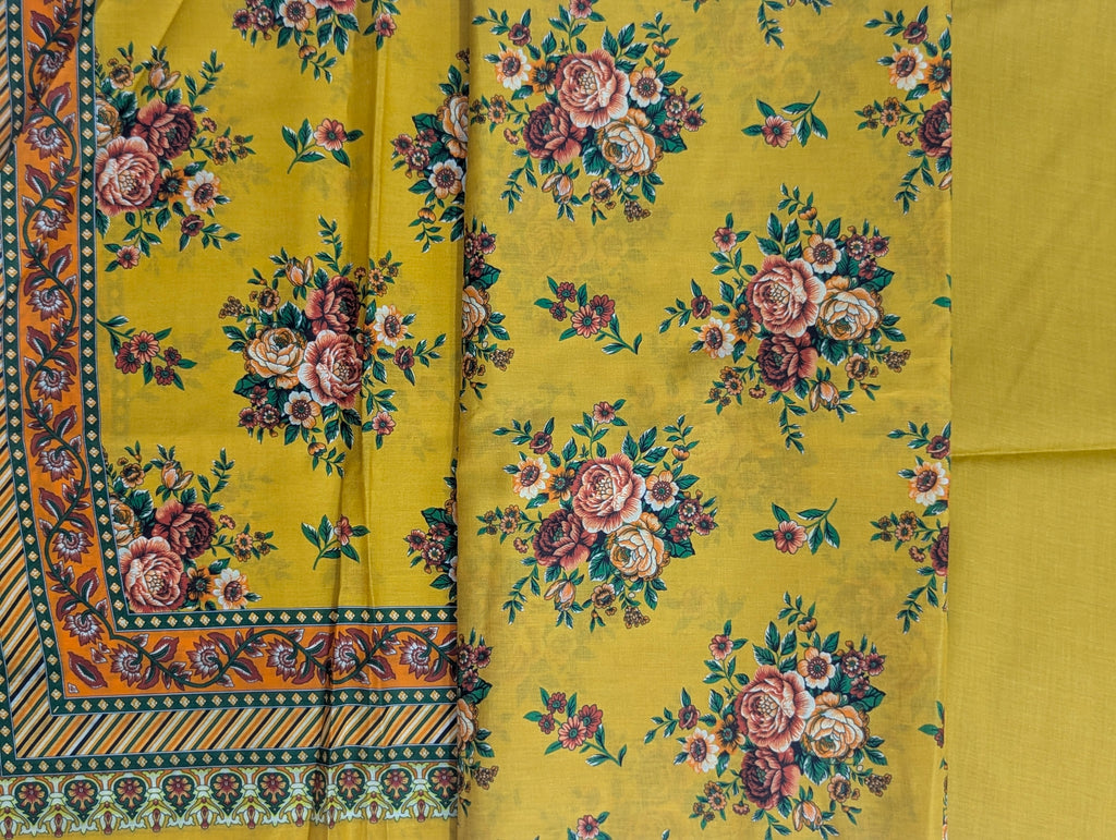 3 Piece Printed Lawn