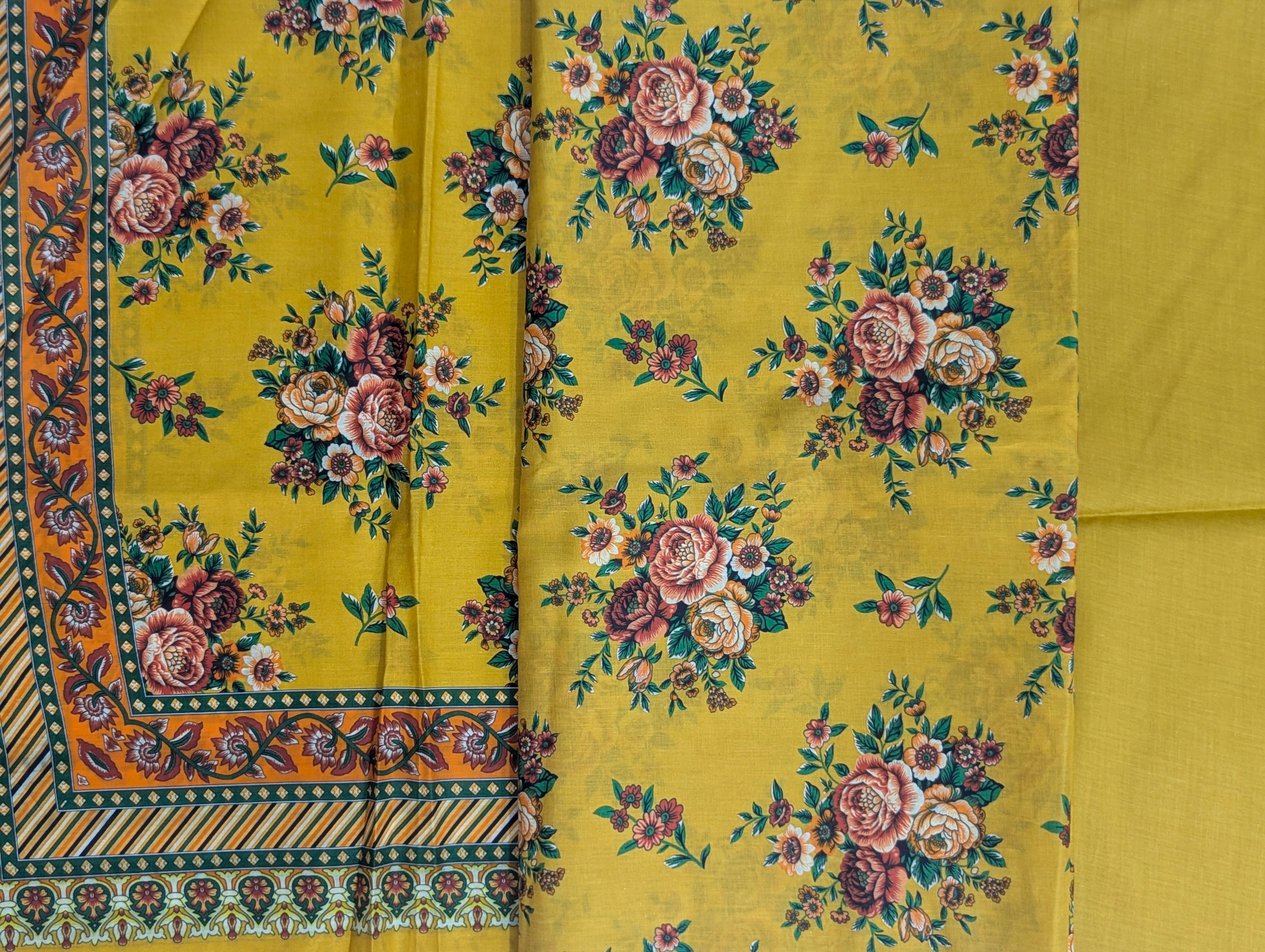 3 Piece Printed Lawn