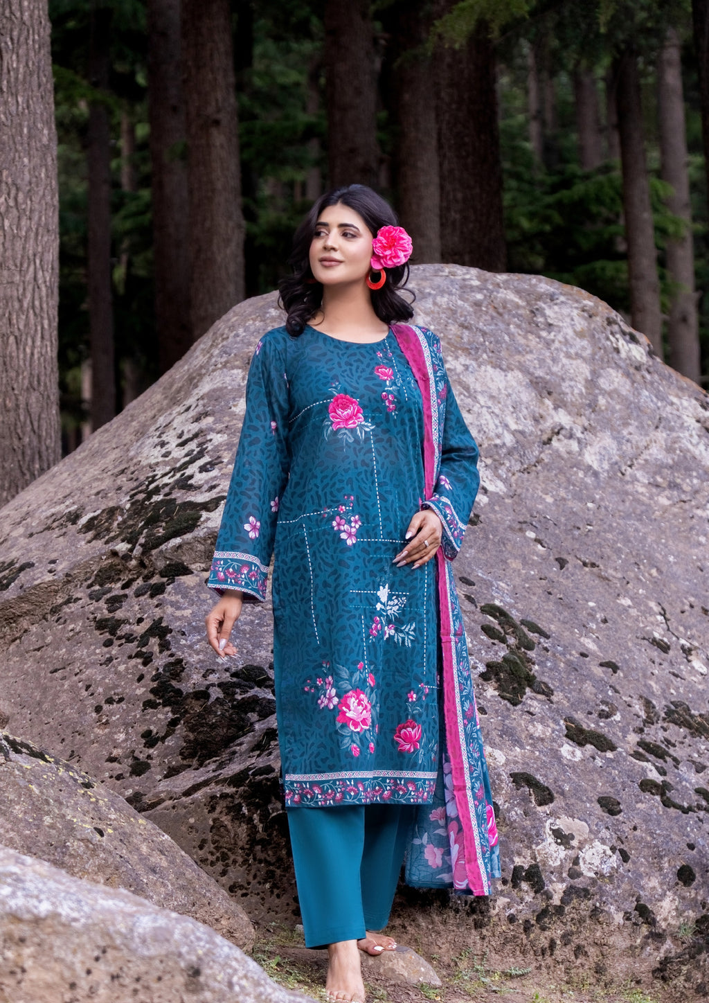 Printed 3 Piece Lawn Unstitched
