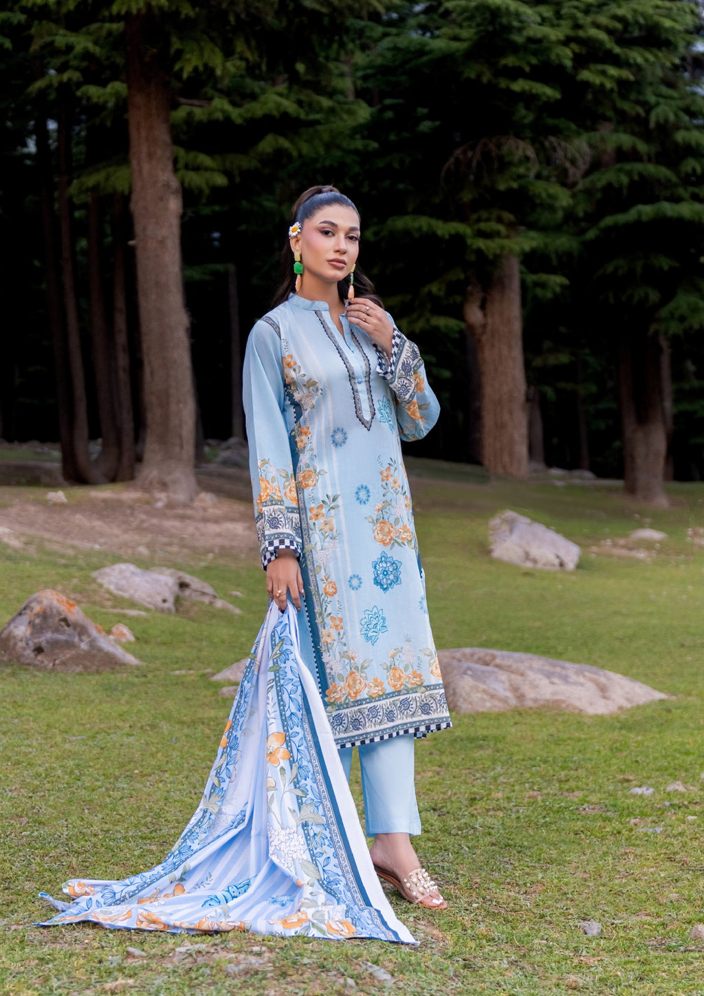 Printed 3 Piece Lawn Unstitched