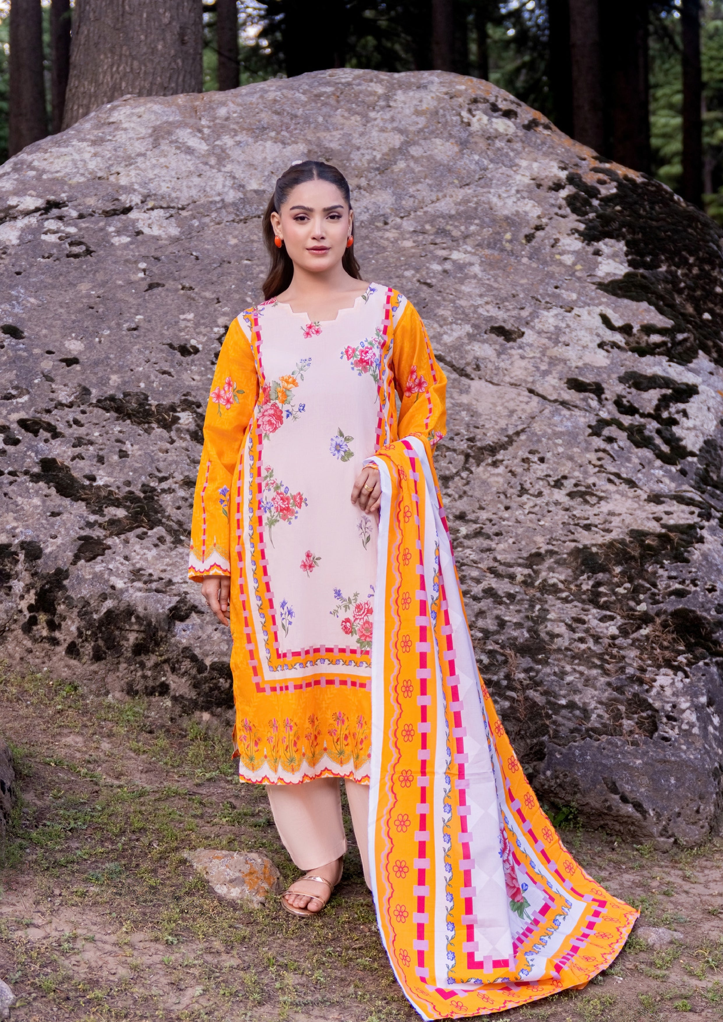 Printed 3 Piece Lawn Unstitched