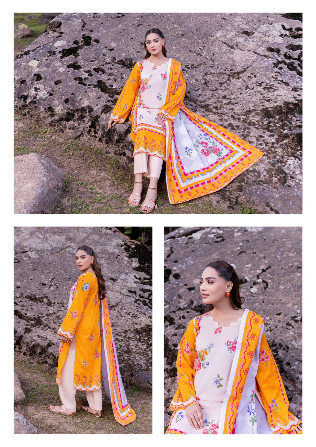 Printed 3 Piece Lawn Unstitched