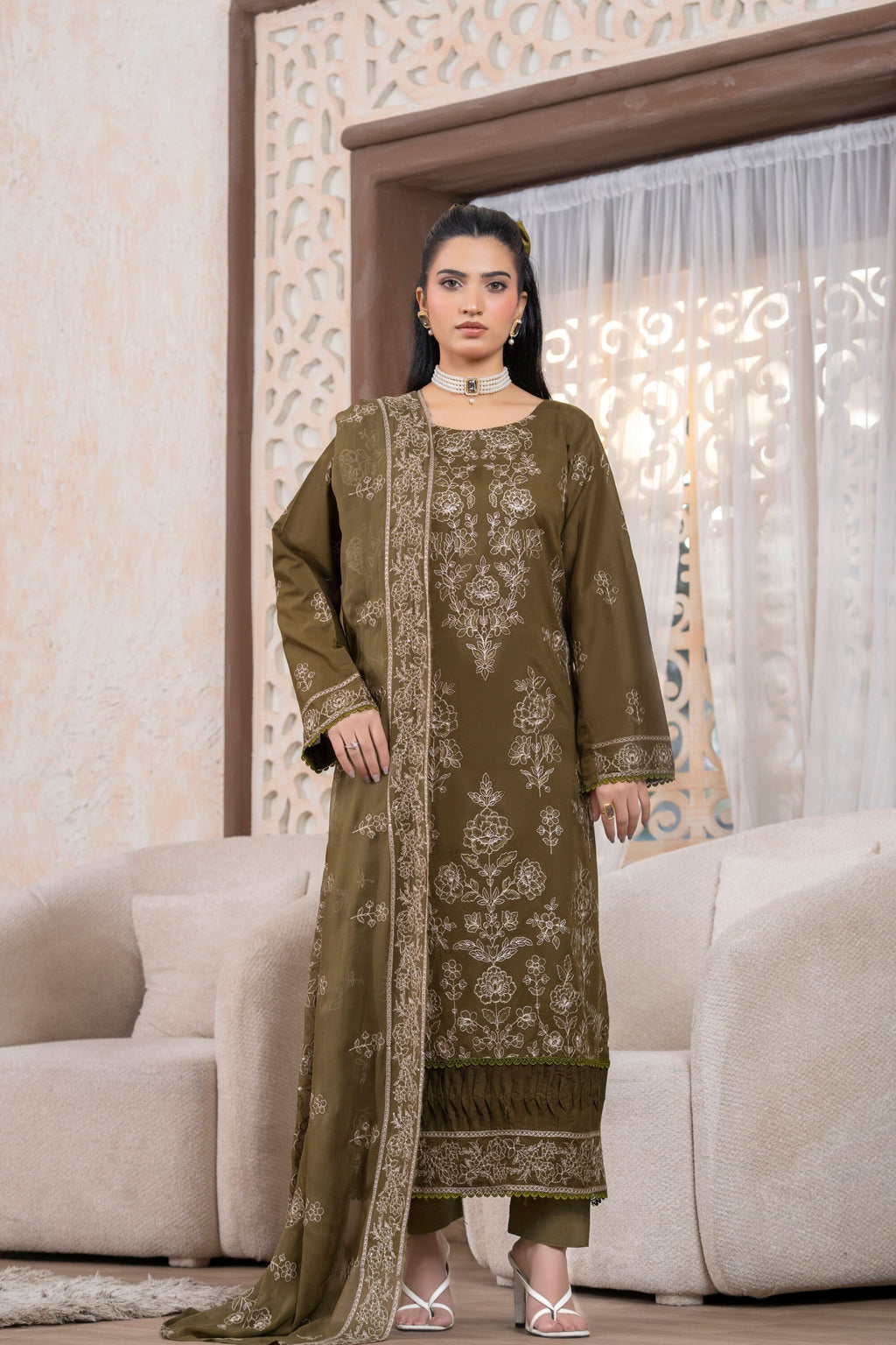Surkhab Lawn Heavy Embroidery Vol:357