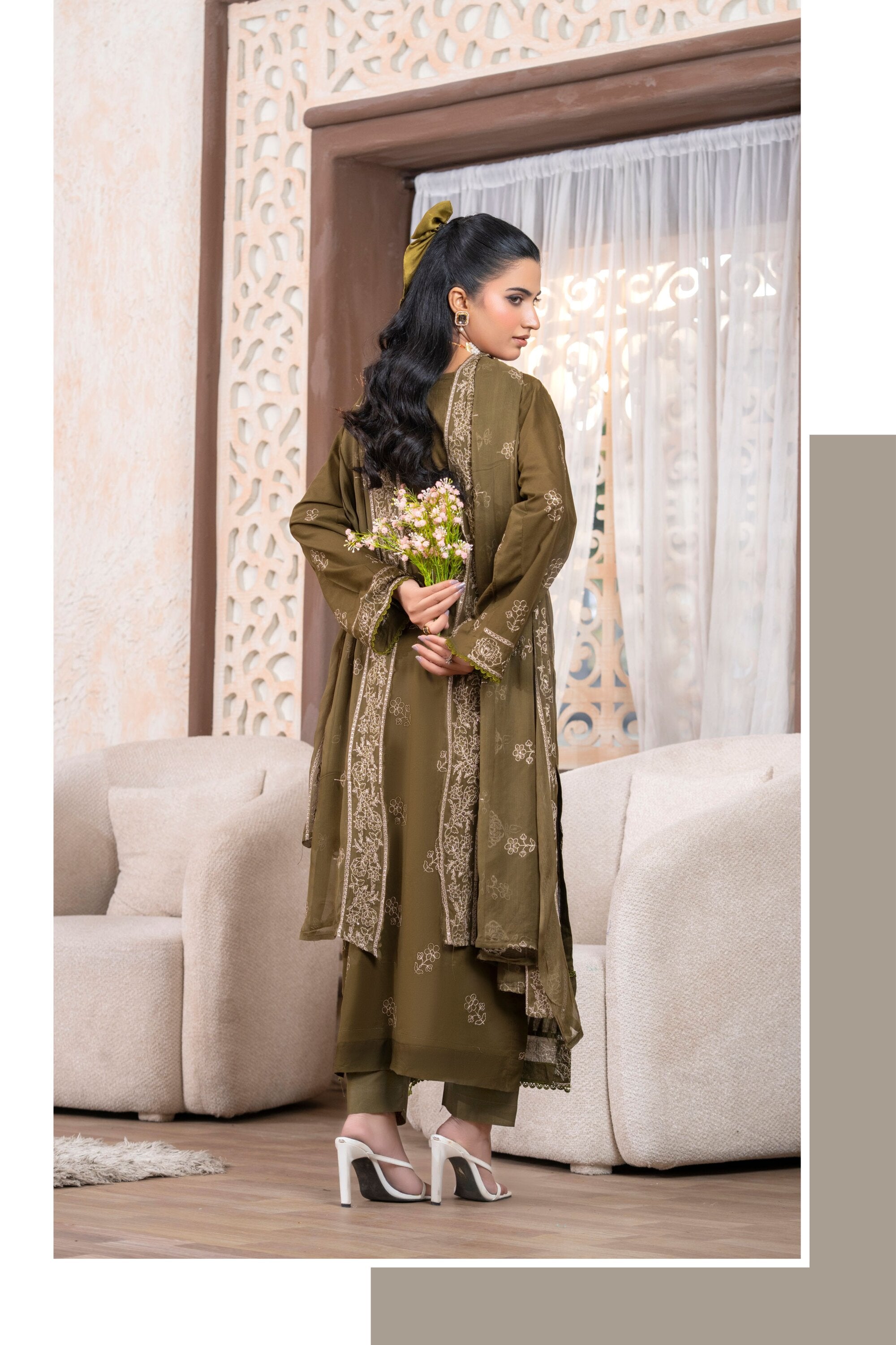 Surkhab Lawn Heavy Embroidery Vol:357