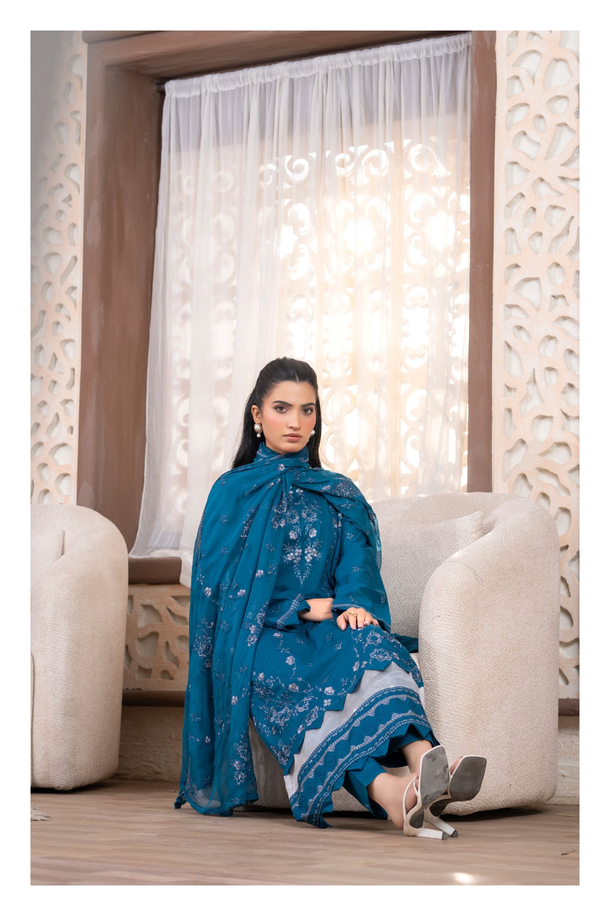 Surkhab Lawn Heavy Embroidery Vol:357