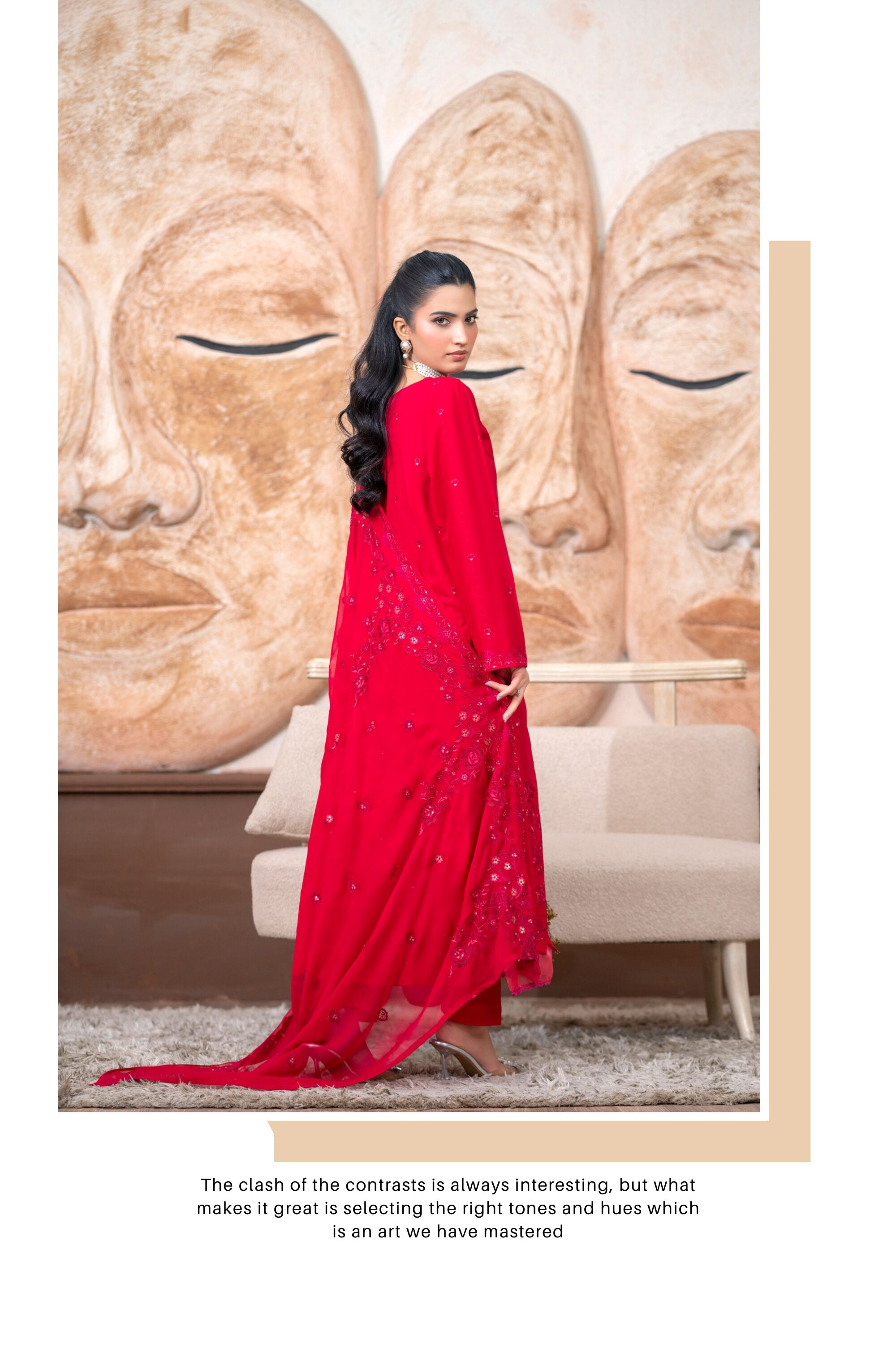 Surkhab Lawn Heavy Embroidery Vol:357