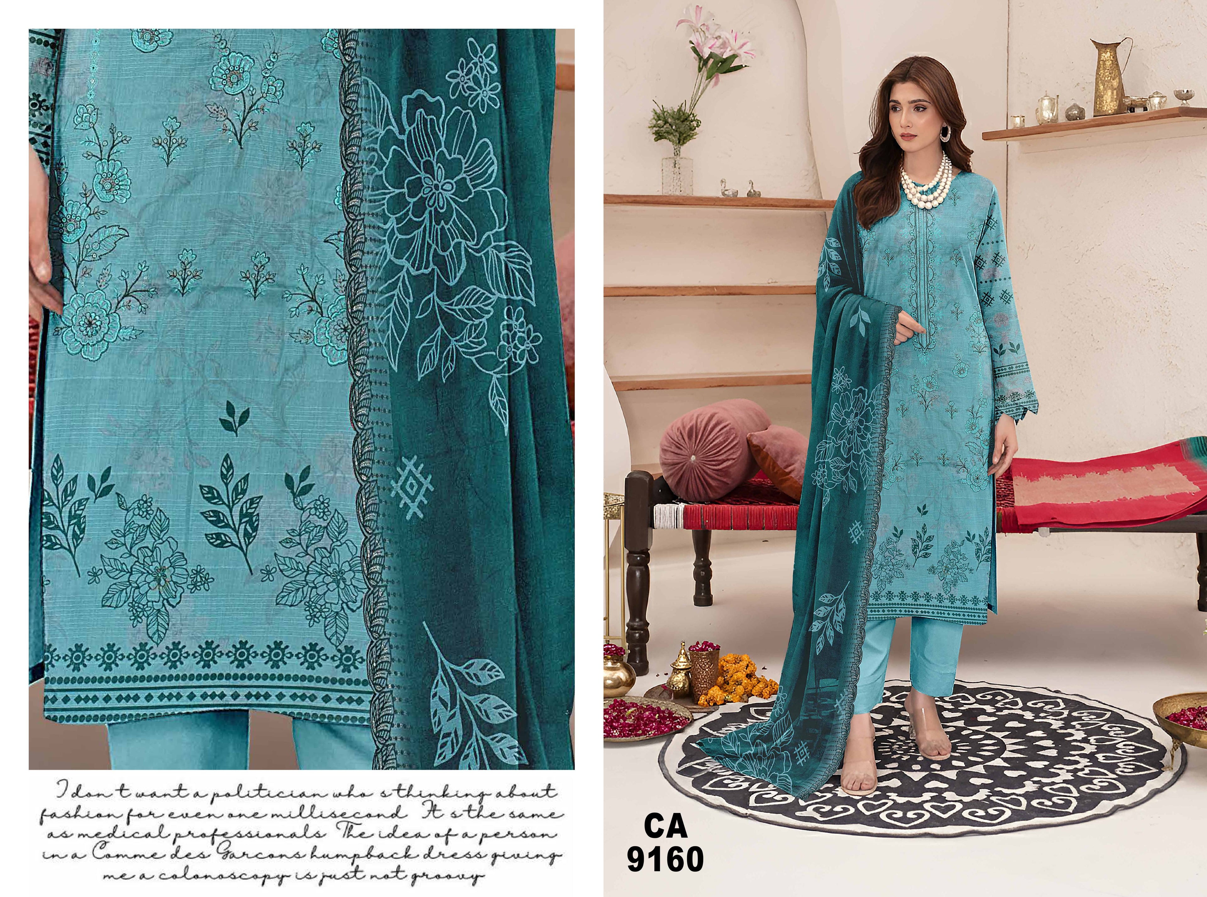 Saqafa 3 Piece Lawn Embroidery