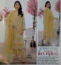 Premium Dyed Bana Dora Lawn Fancy Needle Work Embroidered by Bin Iqbal Vol:552