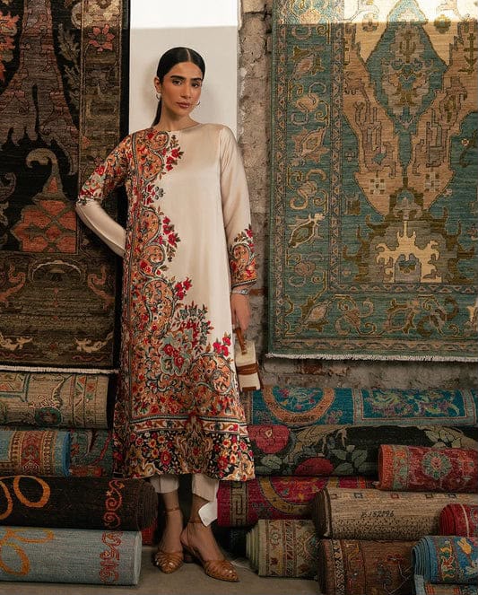 Silk Fabric Printed 3 Piece