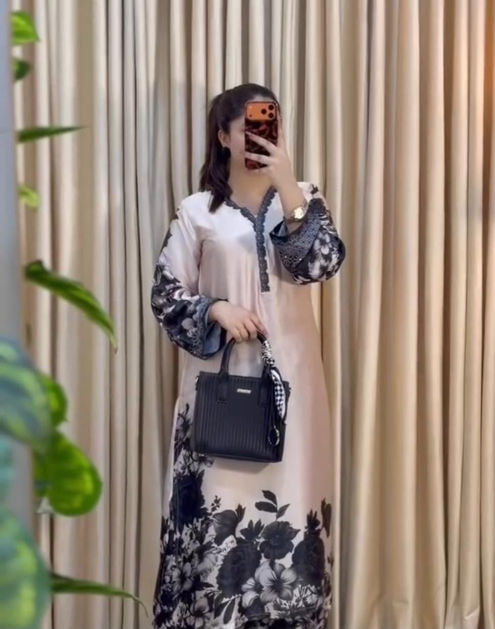 Silk Fabric Printed 3 Piece
