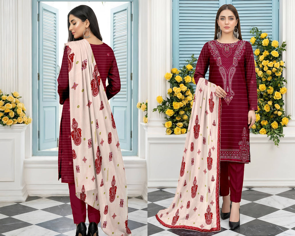 3 Piece Lawn Fatima's Collection Vol:2740