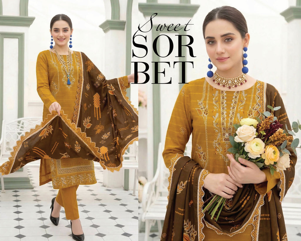 3 Piece Lawn Fatima's Collection Vol:2740