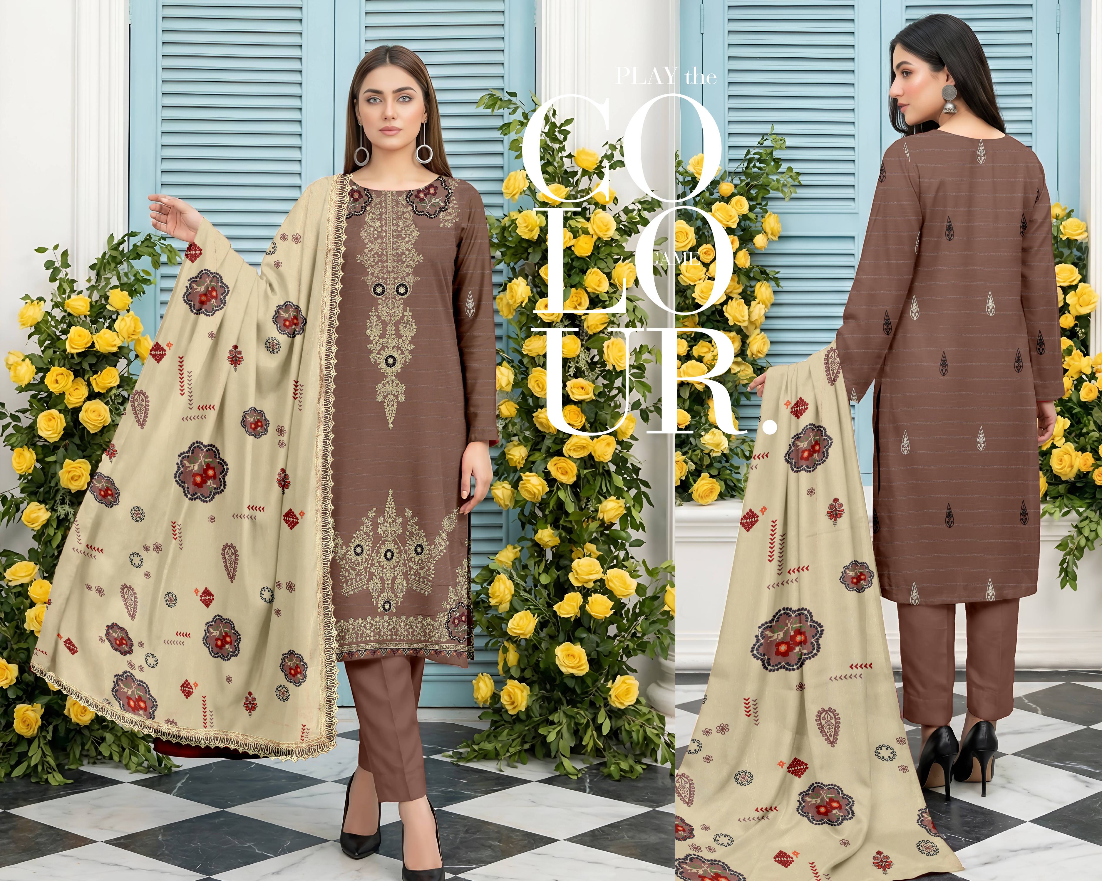 3 Piece Lawn Fatima's Collection Vol:2740