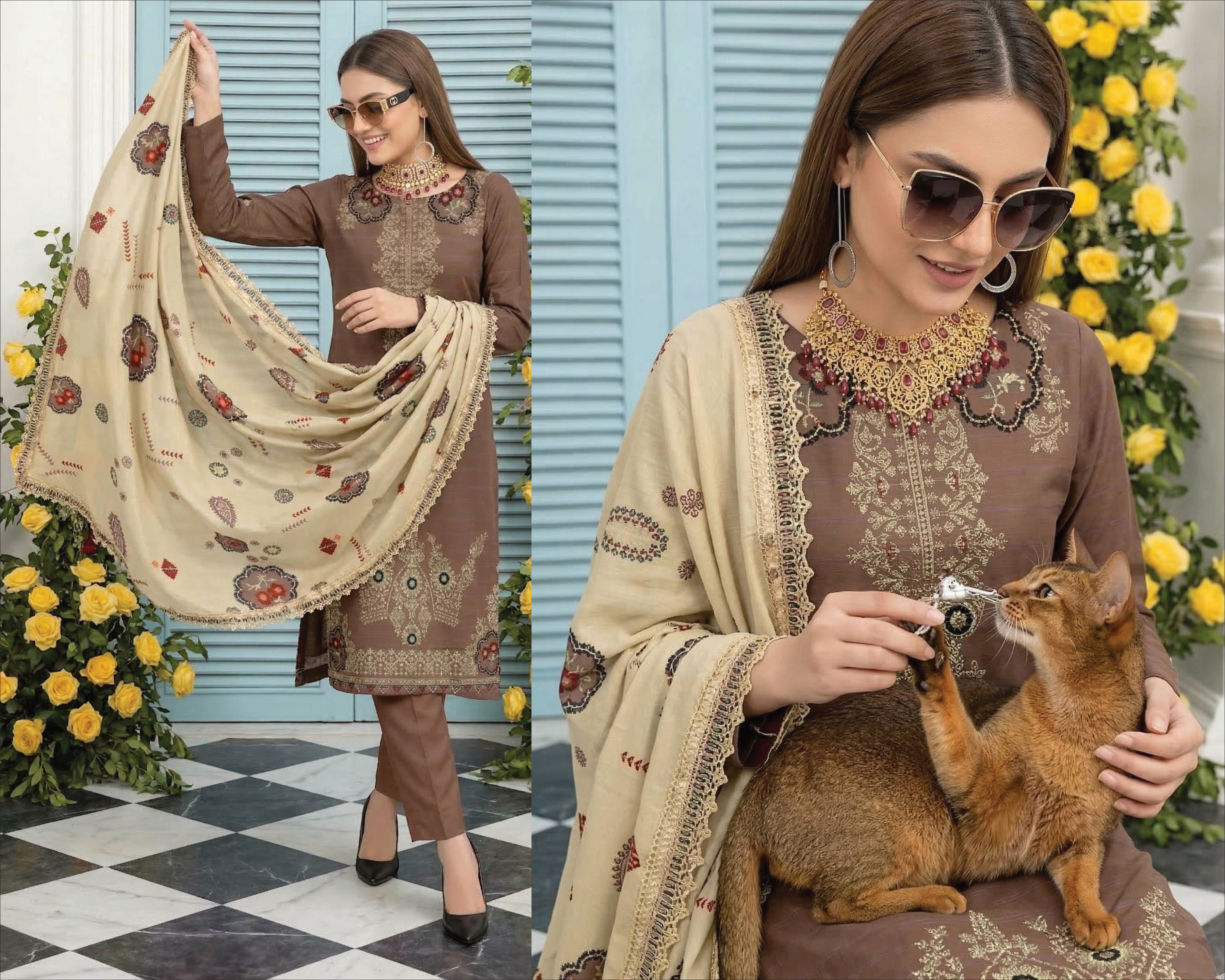3 Piece Lawn Fatima's Collection Vol:2740