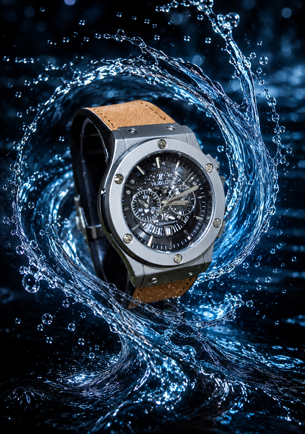 Hublot Men's Watch with Lock Strap - Stylish Date Working Watch