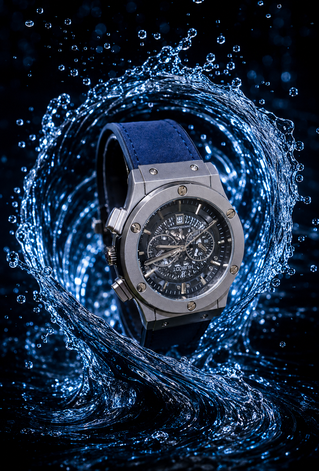 Hublot Men's Watch with Lock Strap - Stylish Date Working Watch